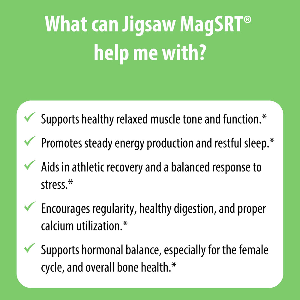 Side view of Jigsaw MagSRT bottle