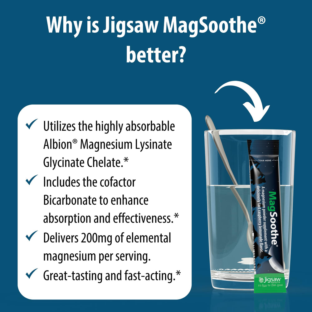 Close-up of magnesium glycinate powder texture