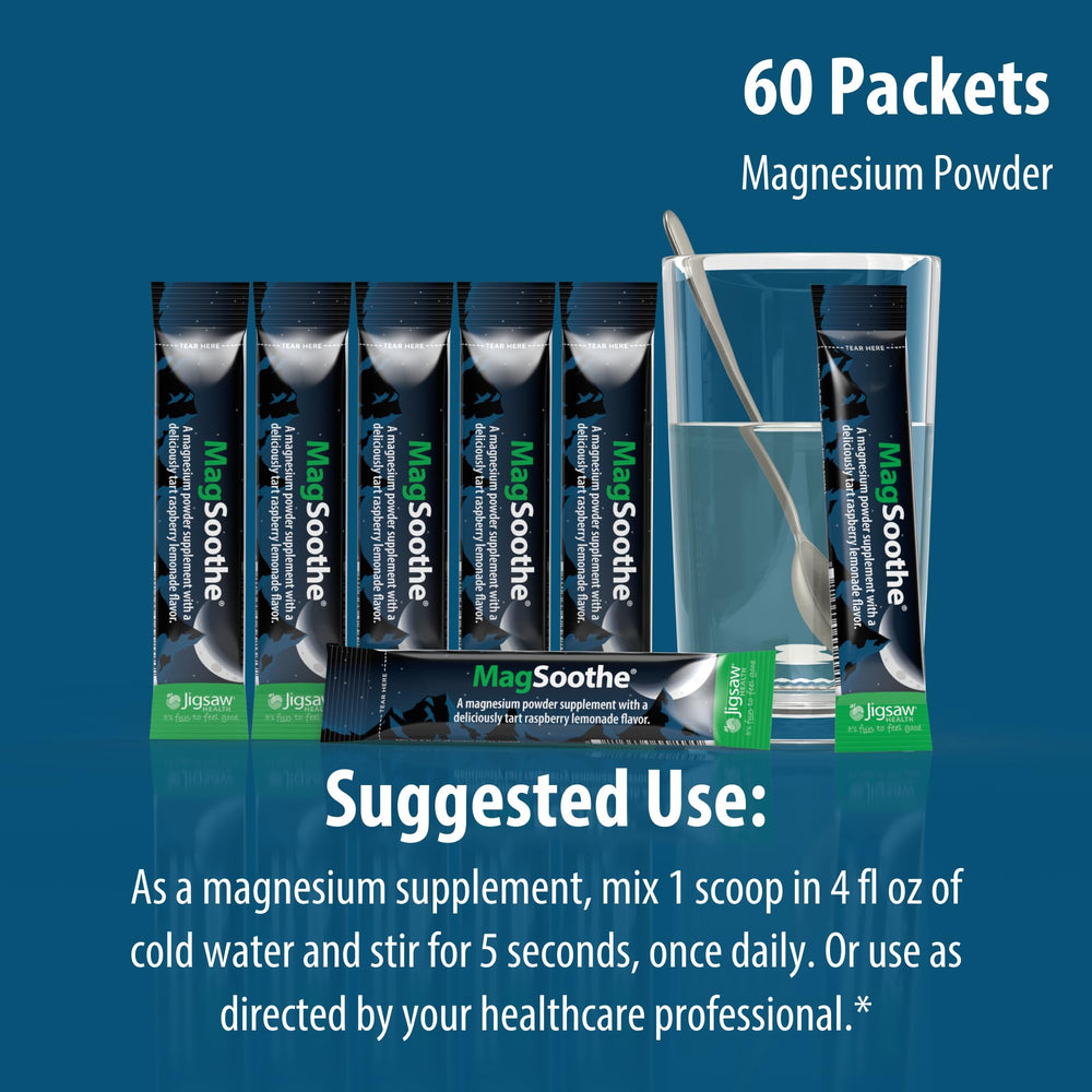 Relaxed person after taking MagSoothe Raspberry Lemonade