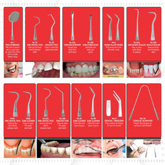 Dental plaque remover and tartar scraper from Jimy