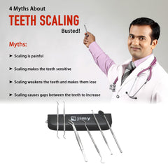 Tartar scraper and plaque remover from the Jimy dental toolkit