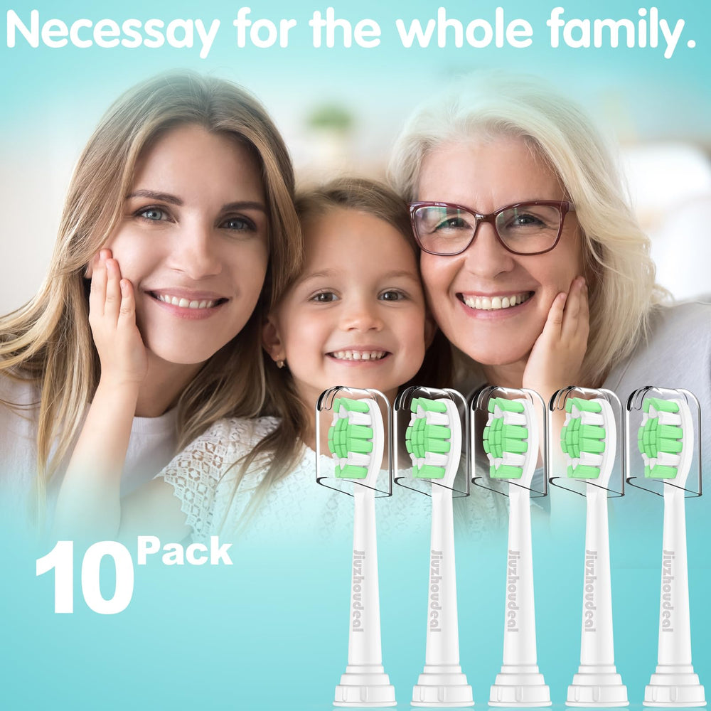 Travel-cap included Jiuzhoudeal replacement heads for Sonicare on the go