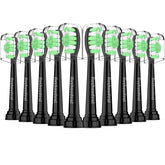 Jiuzhoudeal replacement heads for Philips Sonicare – 10-pack, black