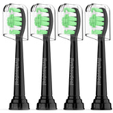 Jiuzhoudeal replacement heads for Philips Sonicare - 4-pack - Black