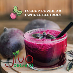 Jiva Organics beet powder natural food color for vibrant meals