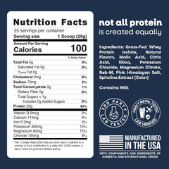 Jive Clear Whey Isolate powder pack—grass-fed protein for lean gains.