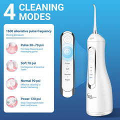 Jet tips and interchangeable nozzles for the flosser