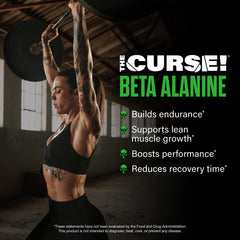 JNX Sports The Curse Beta Alanine Made in USA seal signals quality.