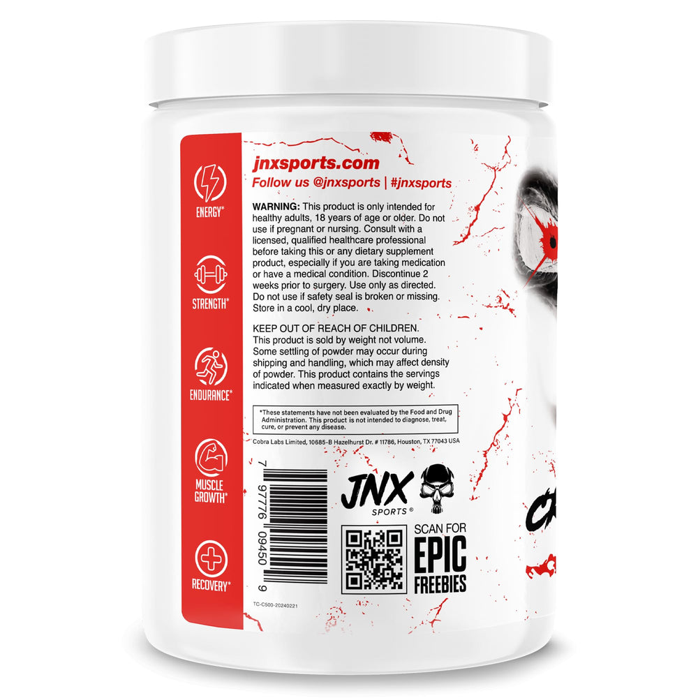 Micronized creatine monohydrate powder texture in container