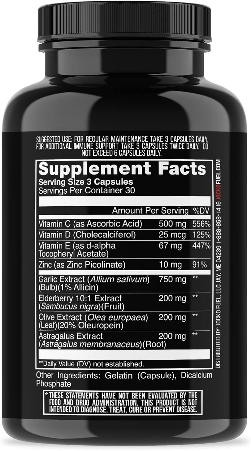Capsules of Jocko Cold War immune defense supplement