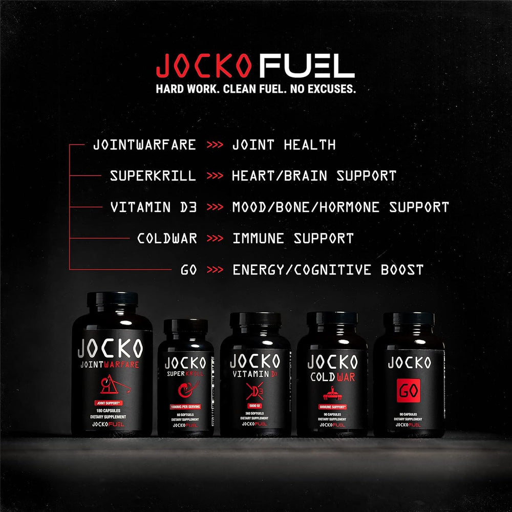 Jocko Cold War Immune Support label showing ingredients