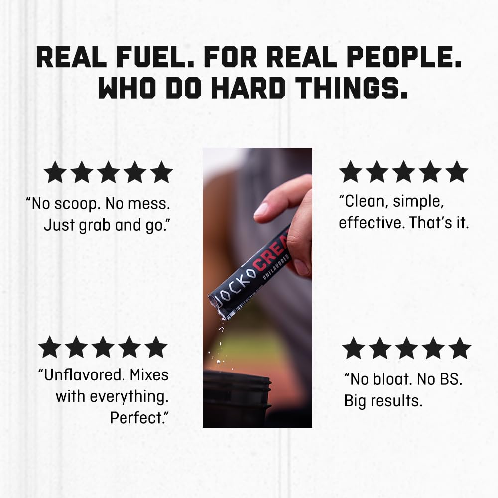 On-the-go lifestyle with creatine sticks
