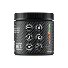 Jocko Fuel label closeup displaying keto sugar-free formulation.