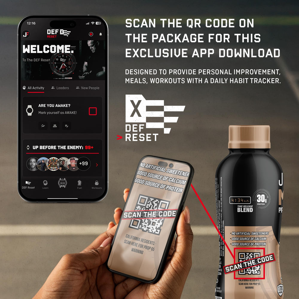 Jocko Mölk packaging highlighting no added sugar and Keto compatibility