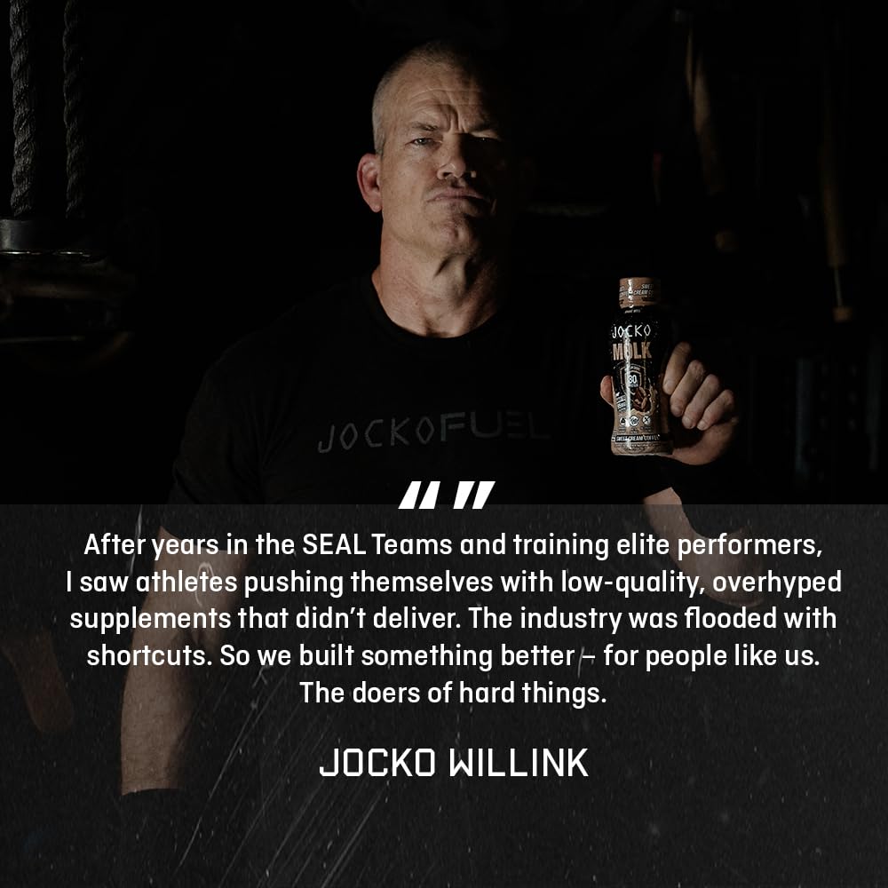 Twelve-pack of Jocko Mölk Vanilla protein shakes