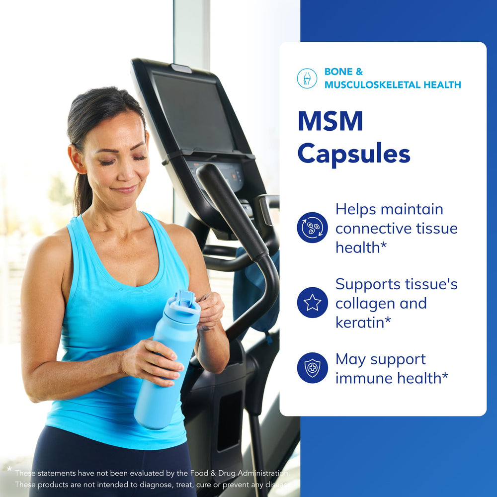 MSM capsules supporting joint health