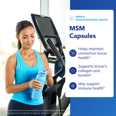MSM capsules supporting joint health