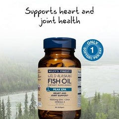 Illustration of joint health support with omega-3 softgels