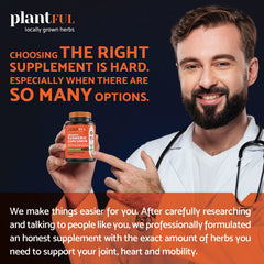 Joint health support with turmeric