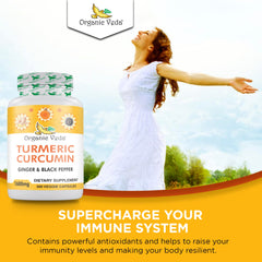 Visual representing joint support benefits from turmeric and ginger