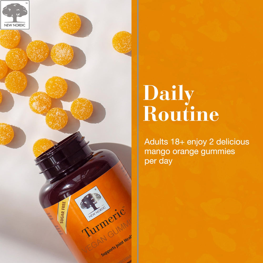 Joint support graphic for turmeric gummies