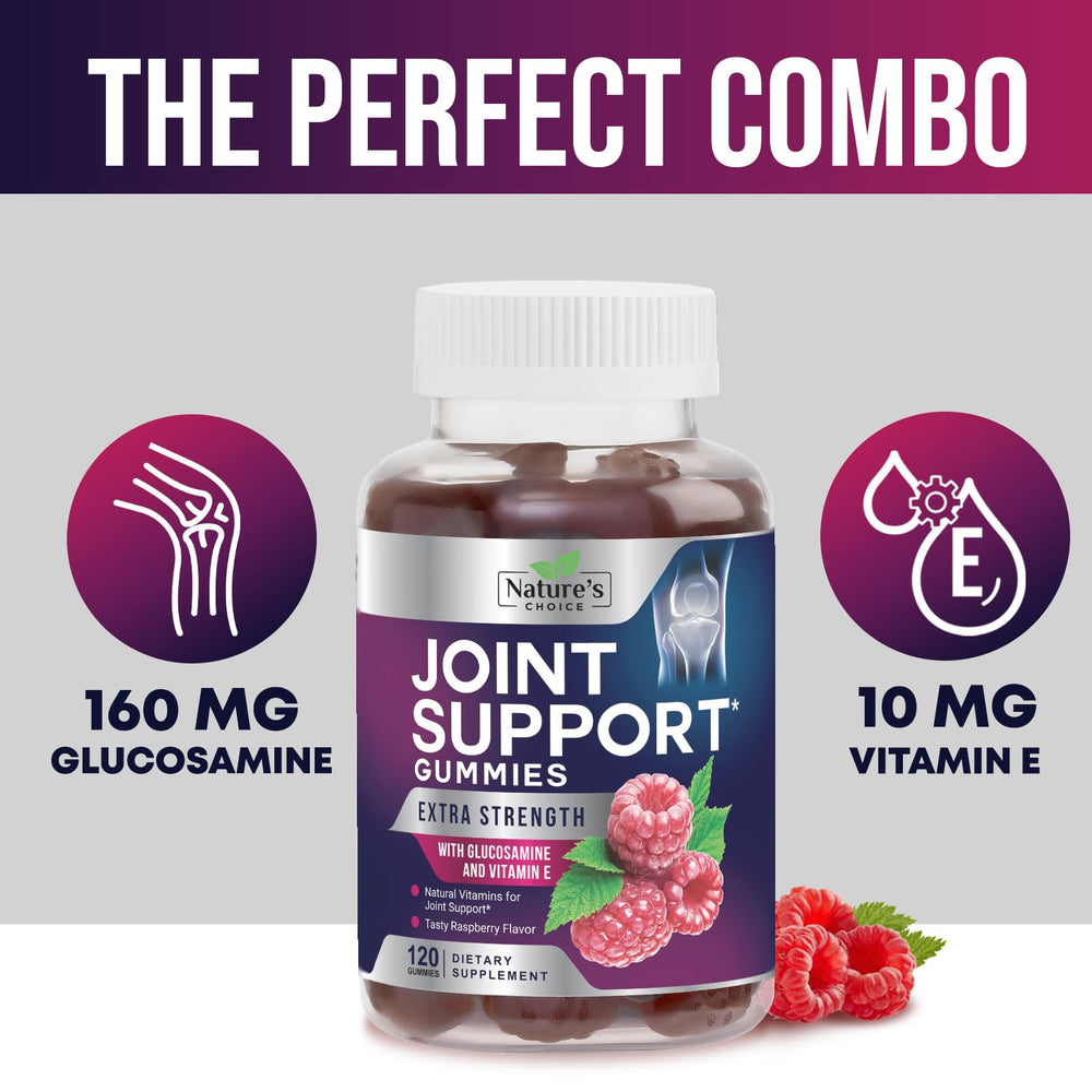 Hands holding a bottle of Joint Support Gummies