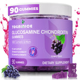 Front bottle of Joint Support Gummies with Glucosamine Chondroitin Sugar Free 1500mg 90 count