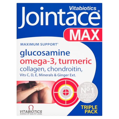 Jointace Max triple-pack layout demonstrates comprehensive joint and bone support.