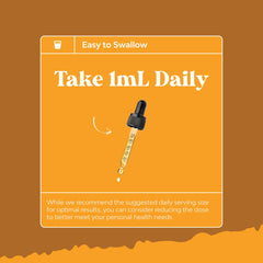 Illustration showing joints and mobility benefits with turmeric drops