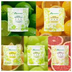 Close-up of JOISPACE packaging - Non-GMO, Vegan, Gluten-Free