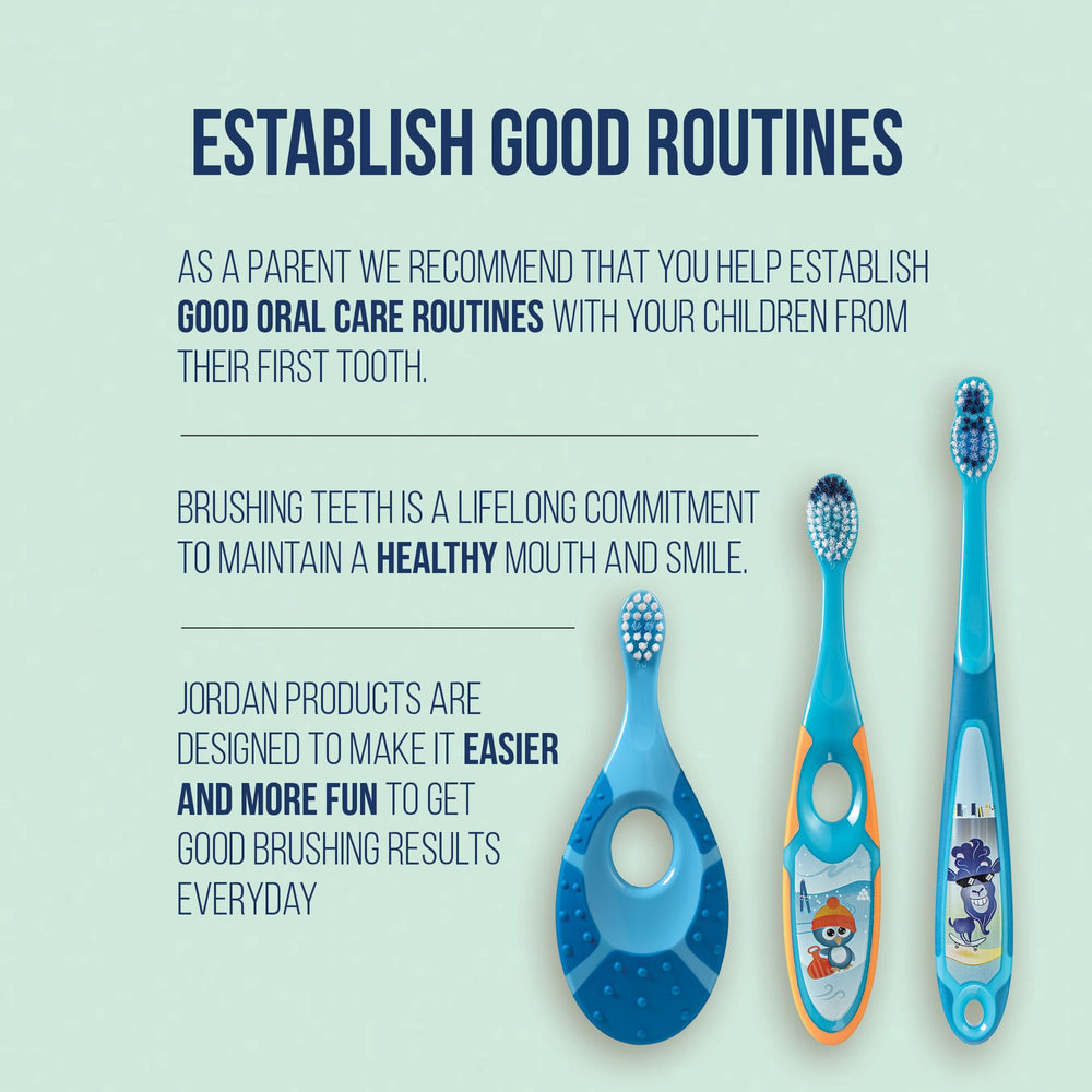 Jordan* in-use demo showing brushing technique for mixed dentition care