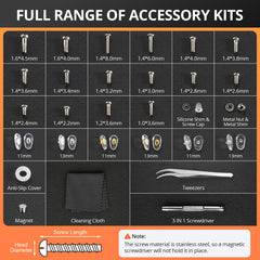 Compatible with eyeglasses, sunglasses, and rimless frames