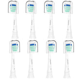 Joryama 8-pack replacement toothbrush heads for Philips Sonicare - wide compatibility