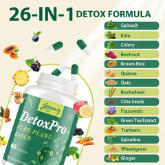 Jovianoy detox daily-use scene demonstrates simple, unflavoured capsules for consistent intake.