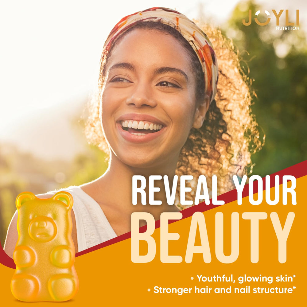 Vitamins A, C, D & E with superfruits in Joyli gummies