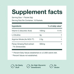 Vegan and gluten-free certification icons on Joymode Performance Booster