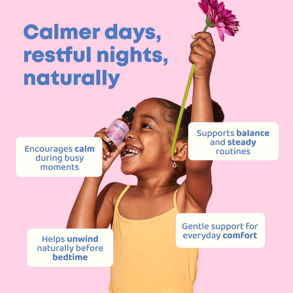 Dropper bottle of JoySpring Calmify for kids