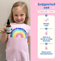 Vitamin D3 and Cyanocobalamin B12 supplements in JoySpring DetoxZee Kids bottle