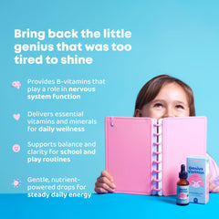 Ingredients: elderberry, zinc, vitamin C and B complex in JoySpring drops