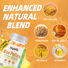 Chewable dietary supplement bottle on white background