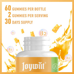 Joywiit Vitamin B2 Gummies 60 count bottle