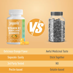 Joywiit Vitamin B2 Gummies vegan non-GMO