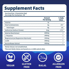 Lifestyle image showing a peaceful night with JRR Sleep Gummies