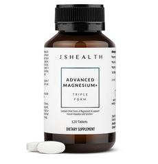 JSHealth Advanced Magnesium bottle showing Glycinate and Citrate