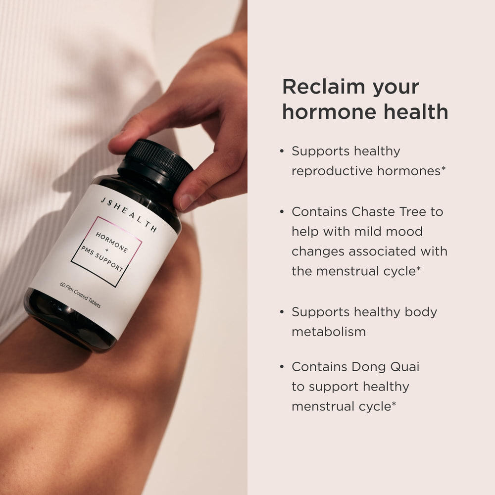 Chaste tree extract and dong quai ingredients for PMS support