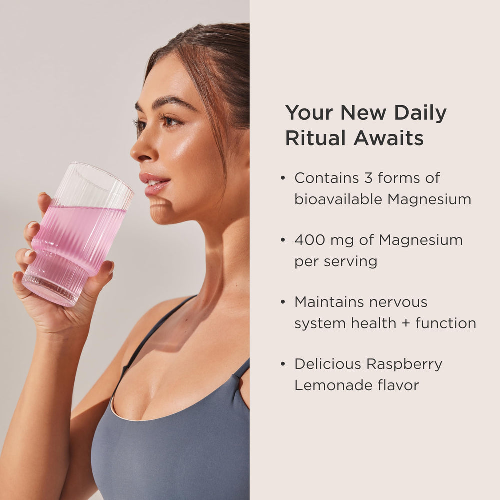 JSHealth Magnesium+ Powder bottle side view