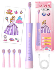 JTF Kids Electric Toothbrush pink front view