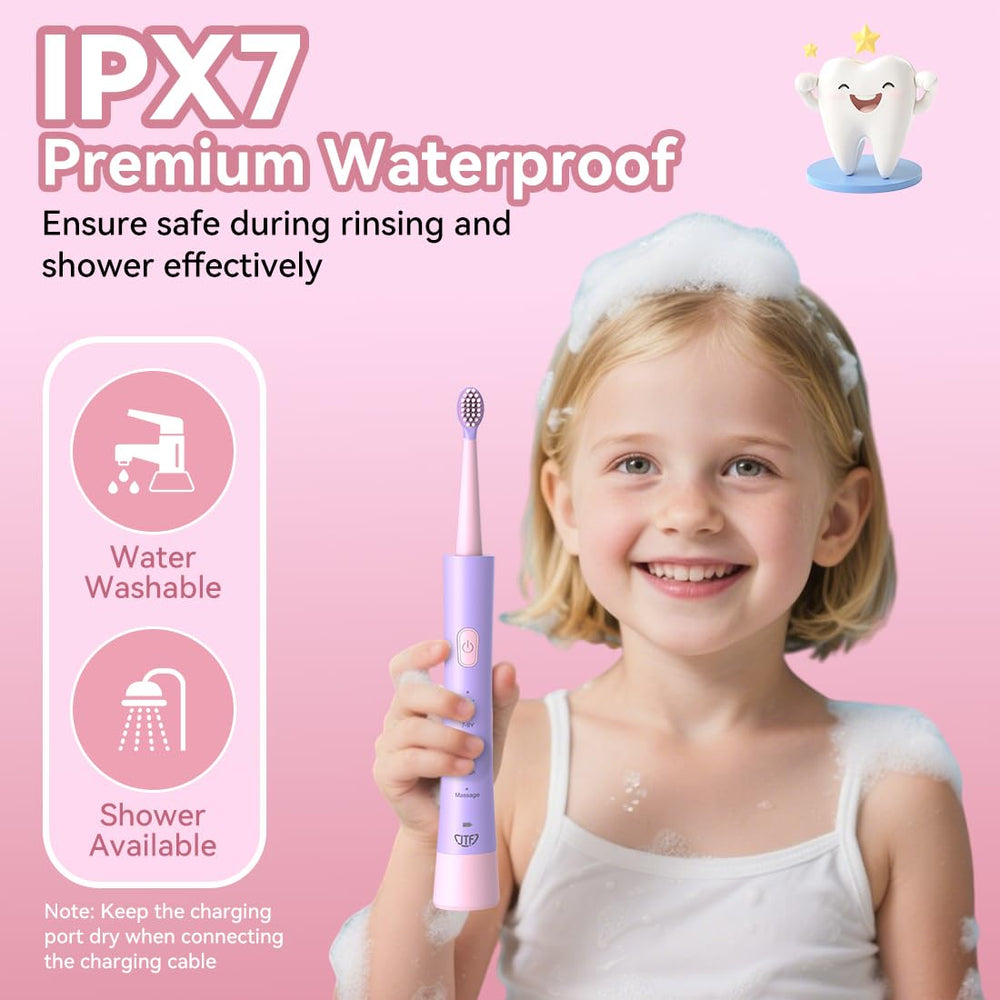 DIY sticker set for personalizing toothbrush
