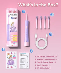 Type-C charging cable included with toothbrush