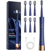 JTF Orthodontic Electric Toothbrush with 6 U-shaped soft brush heads